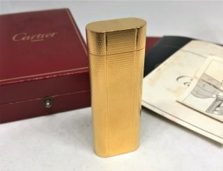 Cartier K18 Gold - Plated Grain D 