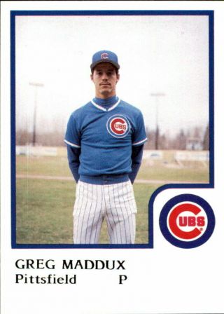 1986 Pittsfield Cubs Team Set/greg Maddux Minor League Rookie Card,  Palmmeiro