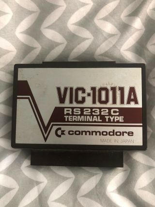 Commodore C64 Vc20 Vic - 1011a Rs 232 C Interface