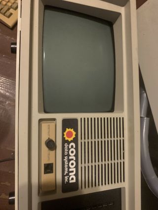 Vintage Early Corona Data Systems Portable Computer And In