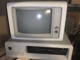 Vintage Ibm Pc 5150 And Monitor 5151.  Will Ship Or Local Pick Up