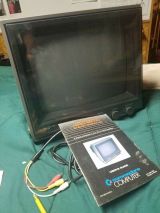 Vintage 1984 Commodore Cm - 141 Color Crt Monitor