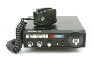 Vintage Pace Sidetalk Cb - 1023 Am,  Usb,  Lsb,  Pa - 23 Channel Cb Radio