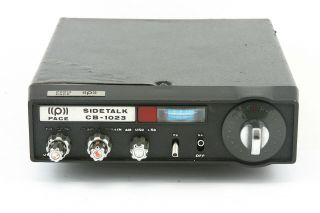 Vintage Pace SideTalk CB - 1023 AM,  USB,  LSB,  PA - 23 Channel CB Radio 2