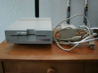 Commodore 1541 - Ii Disk Drive (,) With Power Supply