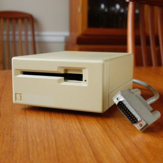 Apple Macintosh M0130 External 400k Floppy Disk Drive For Vintage Mac 128k,  512k