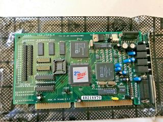 Ultra Rare 2themax Soundmedia002 16 Bit Isa Sound Card With Manuals Driver Cable
