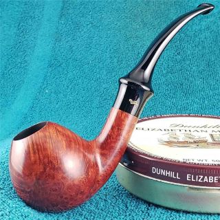 Very Nording " World Record " 3/4 Bent Egg Danish Freehand Estate Pipe W/ Box
