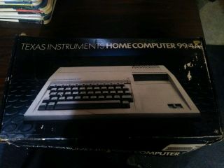 RARE Texas Instruments 99/4A Vintage Computer Console Game System 2