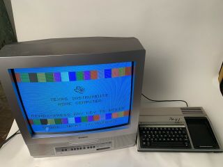 Texas Instruments Ti - 99/4a With Hookups And Manuals