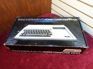 Nos Vintage Texas Instruments Ti - 99/4a Home Gaming Computer Box,  User Guide