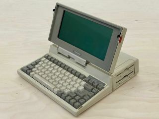 Awesome Rare Vintage Retro 1985 Toshiba T1100 Plus 35 Year Old Laptop Computer