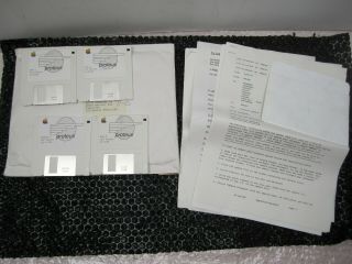 Rare Vintage Apple Computers Internal Engineering Proteus 1989 Update Software