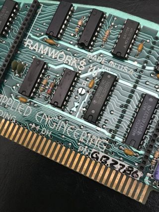 Vintage Applied Engineering Ramworks III 3 Fully Populated 1MB RAM Apple IIe 2e 2