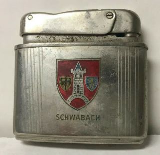 Vintage Karl Wieden Kw Schwabach Petrol Lighter