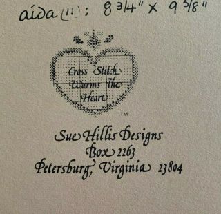 Vintage Georgia State Counted Cross Stitch Pattern Sue Hillis 2