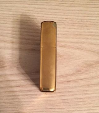Vintage Brass 1932 - 1982 Commemorative ZIPPO Lighter 5 Barrel Hinge in Good Shape 2