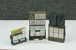 Vintage Ibm System 360 370 Mainframe Computer Slt Cards Sld Chip Mst Chip