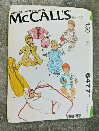 Vintage 1977 Mccall 