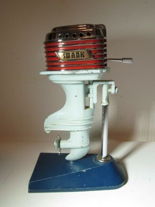 Wow Rare Vintage Swank Outboard Boat Motor Table Lighter Fishing Collectible
