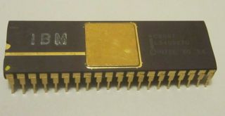 Rare IBM C8087 Co - Processor IC Chip FOR PC XT & Clone Computers 40 gold pins 2