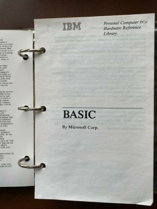 IBM PC Software Manuals Basic,  Cobol,  Technical Reference 3
