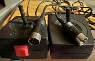 Vintage RadioShack 26 - 3008 Joystick Controllers (2) for Tandy TRS - 80 2