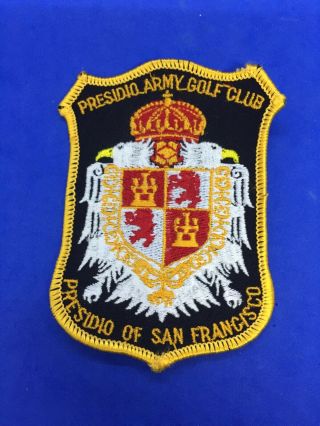 Vintage Presidio Army Golf Club Of San Francisco Patch 286 - 11