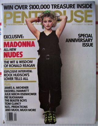 Madonna Vintage Penthouse September 1987 Good Shape