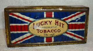 Lucky Hit - Aromatic Flake Cut Tobacco Tin - 1lb Net