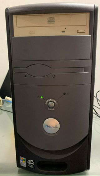 Vintage Windows 98 Gaming Pc,  See Decription For Game List.  Dell Dimension 2400