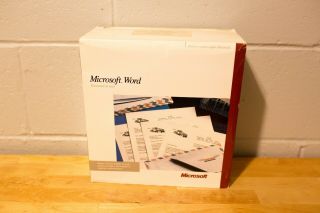 Rare Vintage Macintosh Microsoft Word Software Cib As - Is
