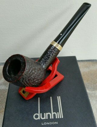 1978 18ct Gold Band Dunhill Shell Billiard Estate Pipe Group 5 51033 Pipa Pfeife