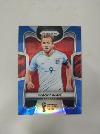 2018 Panini Prizm World Cup Harry Kane England Blue 199 Card 17/199
