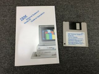 Ibm Personal System/2 Ps/2 Model 30 Computer 3.  5 " Reference Floppy Disk & Guide