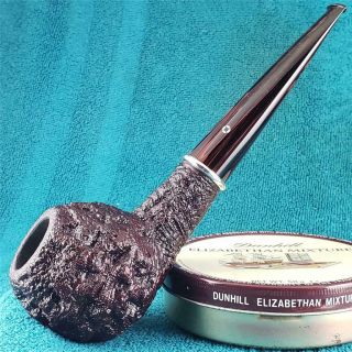 Unsmoked Larry Roush Huge Apple Freehand American Estate Pipe 925 Silver