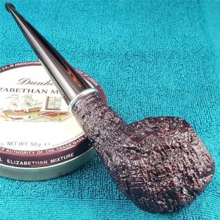 UNSMOKED LARRY ROUSH HUGE APPLE FREEHAND American Estate Pipe 925 SILVER 3