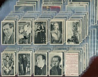 Tobacco Card Set,  A&m Wix,  Cinema Cavalcade,  Film Scenes,  Volume 2,  1940