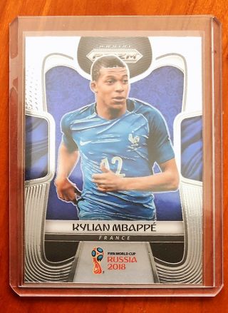 2018 Prizm World Cup Soccer Kylian Mbappe Rc Rookie Base