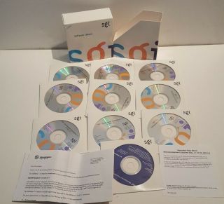 Silicon Graphics Sgi Software Library Set For Irix Software.  10 Cds