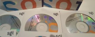 Silicon Graphics SGI Software Library set for IRIX software.  10 CDs 2