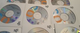 Silicon Graphics SGI Software Library set for IRIX software.  10 CDs 3