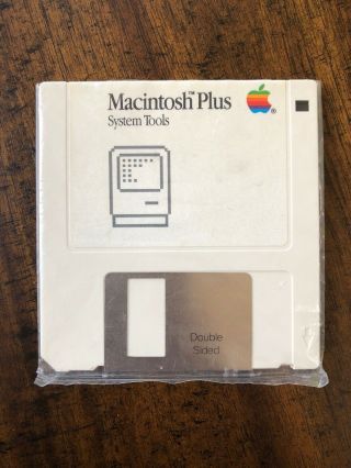 Macintosh Plus System Tools Floppy Disk 690 - 5064 - B Vintage Apple