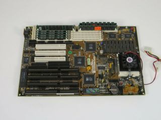 Vintage Socket 7 Motherboard Isa Pci W/ Intel Pentium 133mhz (m Tech R526wp)