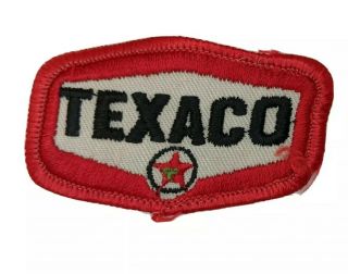 Vintage Gas & Oil Service Station Texaco Sew On Patch 1 " By 3 "