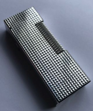 Dunhill Silver Plated ‘hobnail’ Rollagas Lighter - Fully Overhauled &
