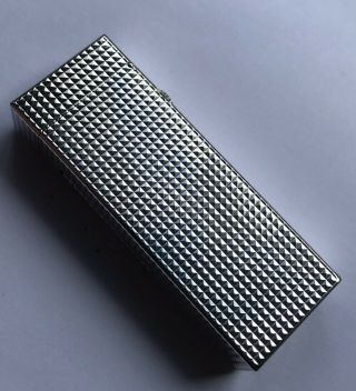 Dunhill Silver Plated ‘Hobnail’ Rollagas Lighter - Fully Overhauled & 3