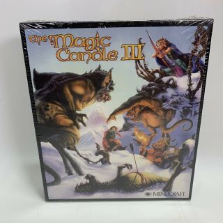 The Magic Candle Iii Big Box Game (ibm Pc/dos,  1992) | Mindcraft Software