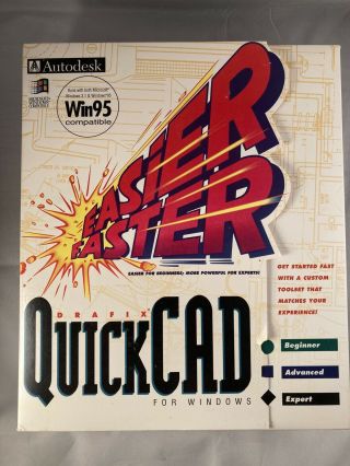 Drafix Windows 95 Cad Software - Foresight Resources - Ver.  3