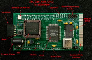 ZRC,  Z80 SBC for ROMWBW.  CP/M,  ZSDOS,  Camel Forth,  BASIC 8 3